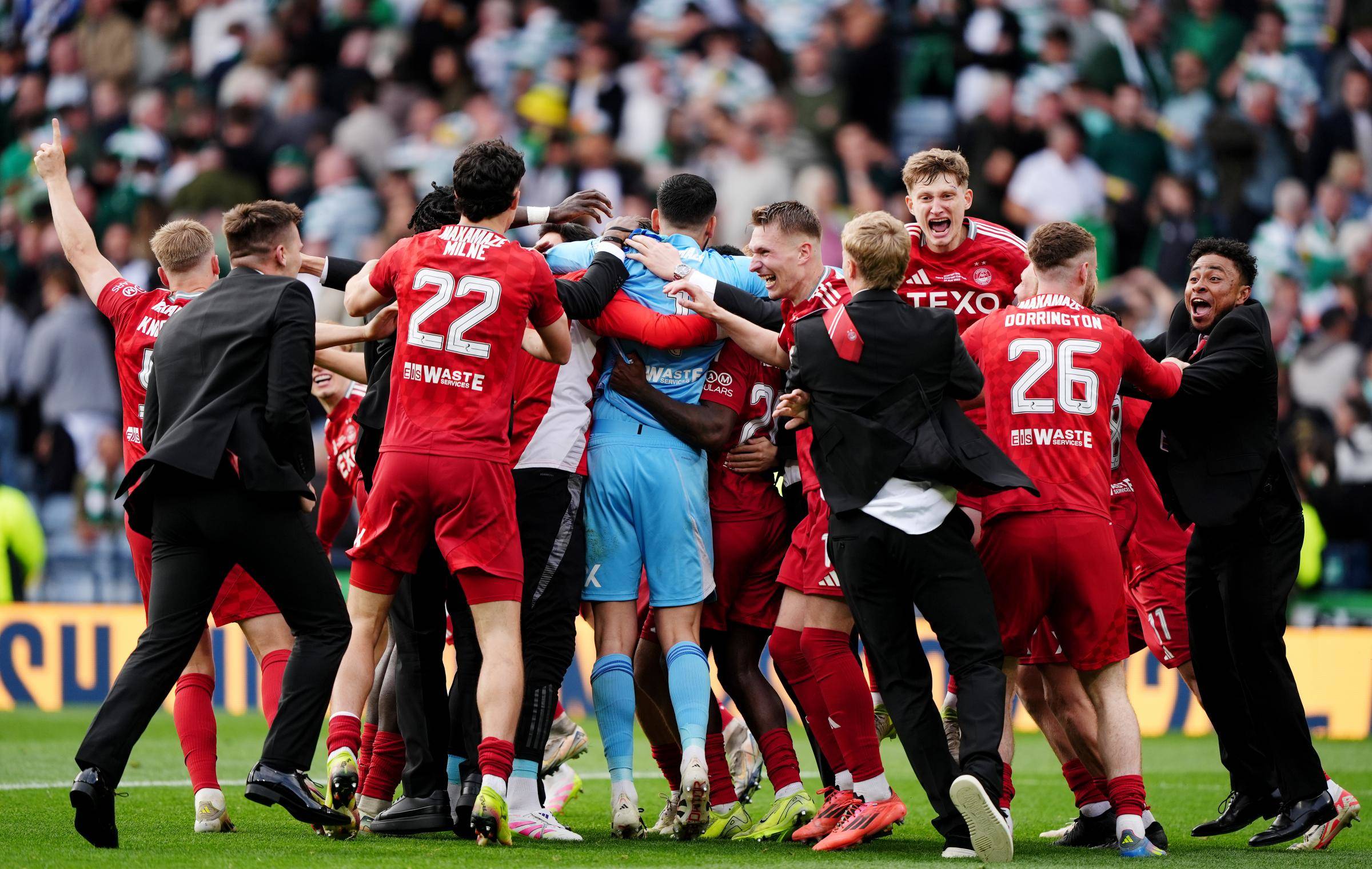 Magic Mitov the penalty hero as Aberdeen shock Celtic to win the Scottish Cup