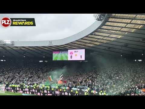 The green end of Hampden celebrates!