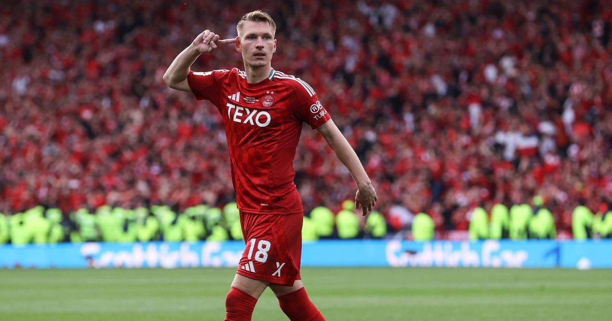 Ante Palaversa in X-rated Aberdeen celebration as BBC forced to abandon interview