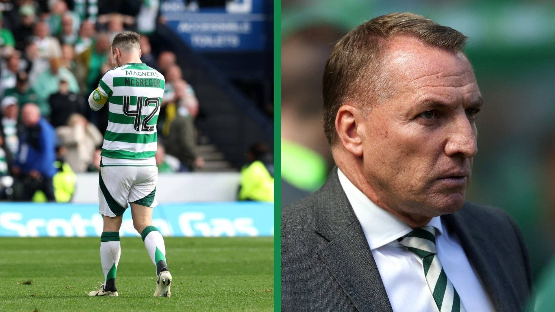 Callum McGregor shares what Brendan Rodgers told him on the pitch after Celtic’s Scottish Cup final loss