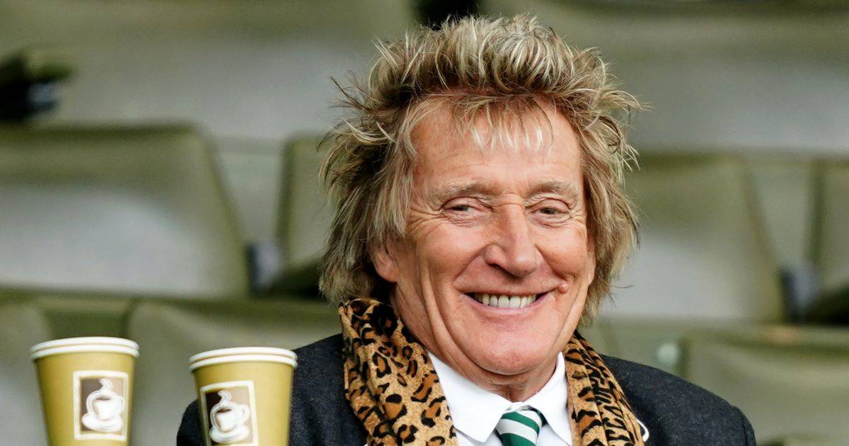 Rod Stewart’s pre match Celtic routine as superstar singer hits trendy Glasgow restaurant