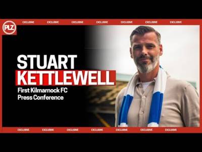 Stuart Kettlewell’s FIRST Press Conference as Kilmarnock Manager!