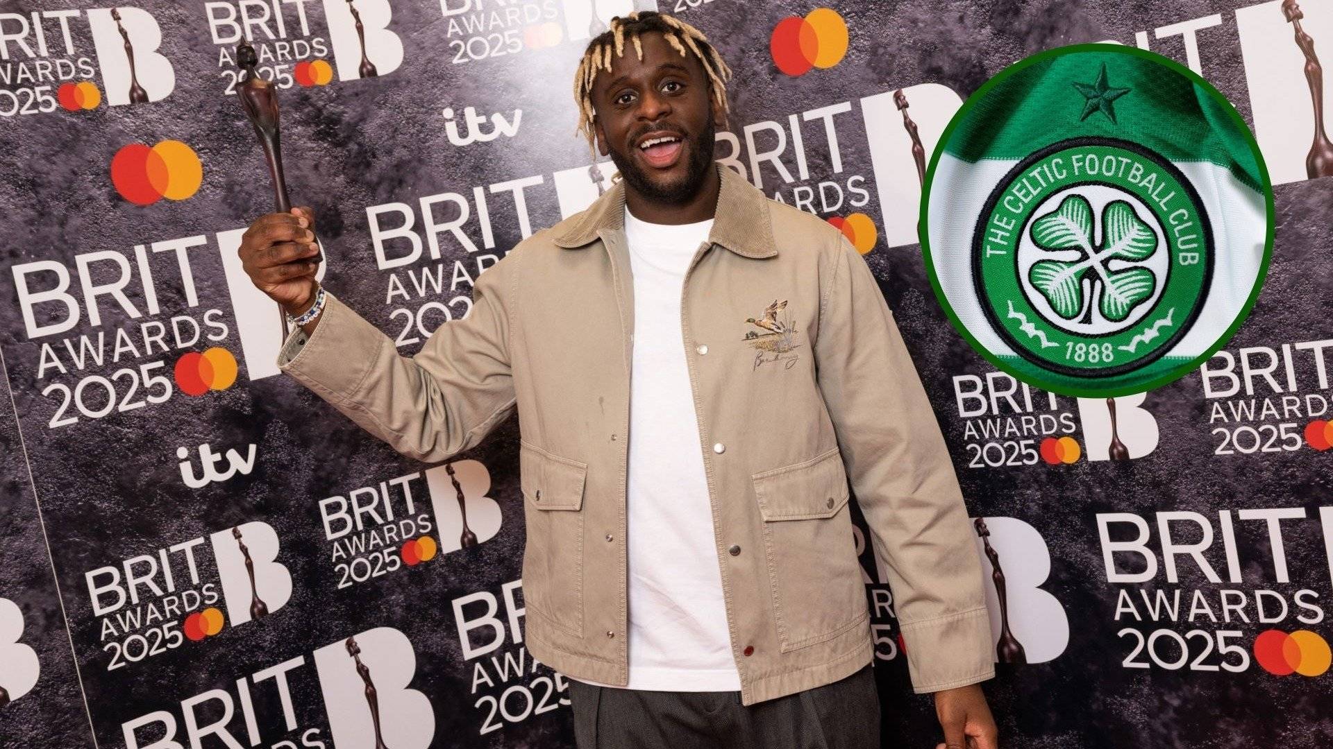 Watch 2025 BRIT Awards winner Myles Smith superbly show his Celtic colours on TikTok