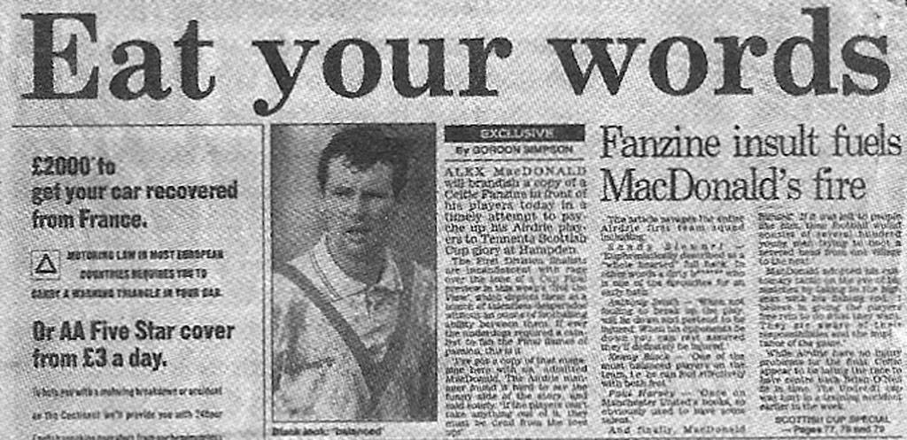 1985: That Time NTV Won Celtic the Scottish Cup (Kind Of)