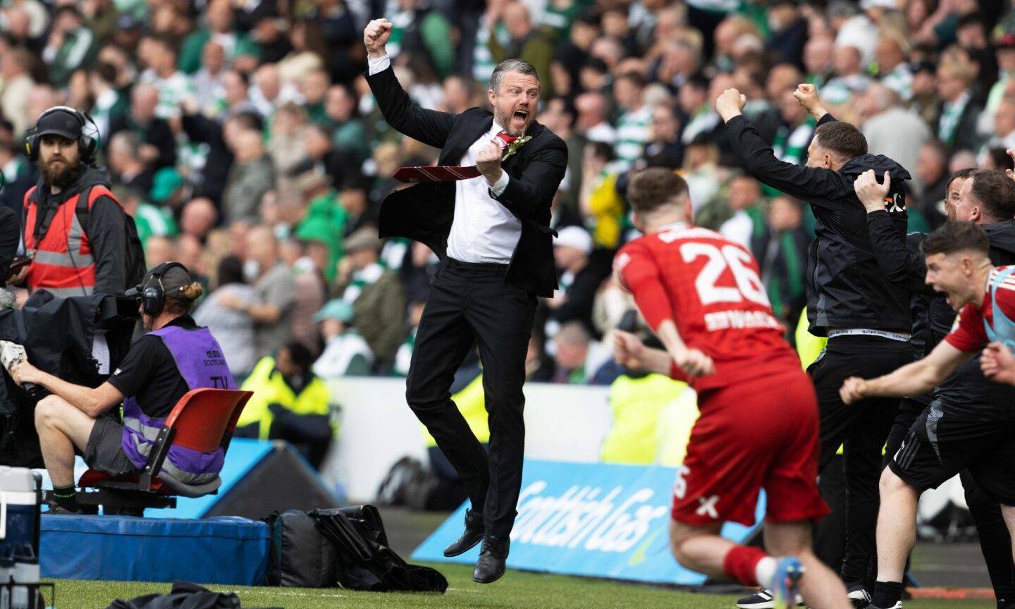 Aberdeen Tactics Watch: Has a Dons manager’s adjusted approach ever made a BIGGER Scottish Cup final impact? All credit to Jimmy Thelin