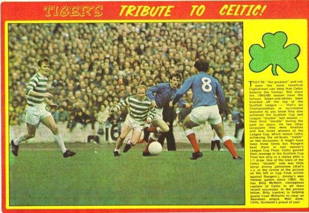 Celtic FC – Scottish Cup Winners for the 20th time – 1971