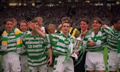 Peter Grant in tears, Paul McStay’s joy as he embraces Tommy Burns