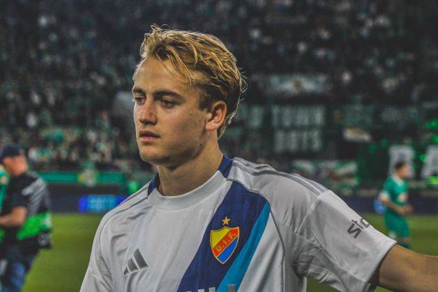 Celtic linked with Djurgarden winger Oskar Fallenius