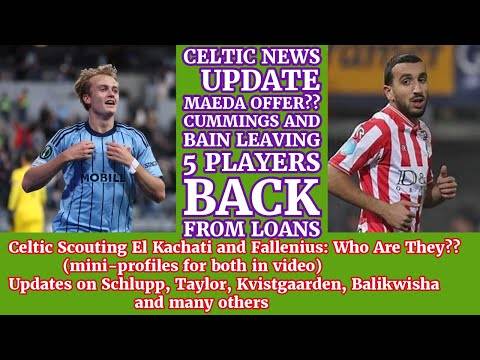 CELTIC News UPDATE: Fallenius, El Kachati, Taylor, Schlupp, Kvistgaarden, Cummings and Others