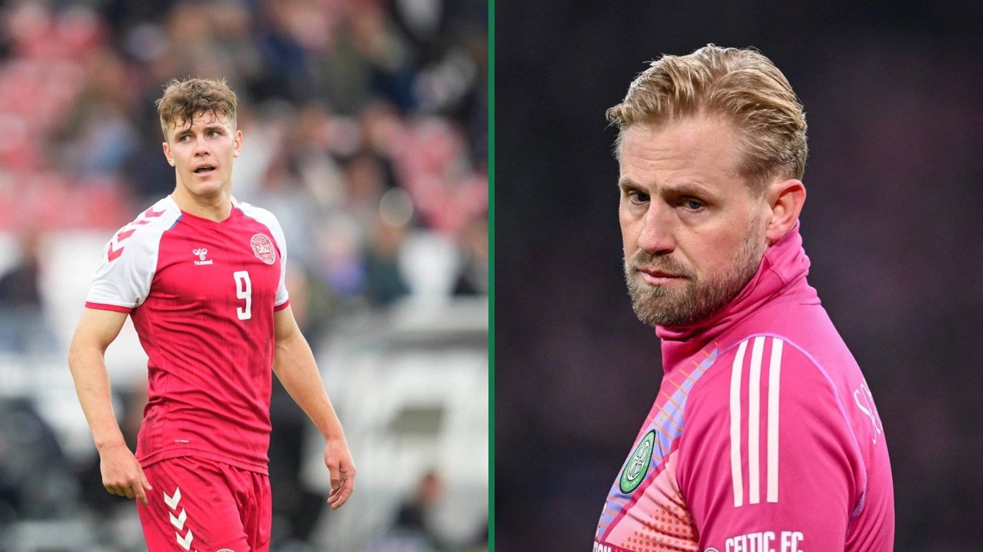 Kasper Schmeichel has already told Mathias Kvistgaarden why he should choose Celtic this summer