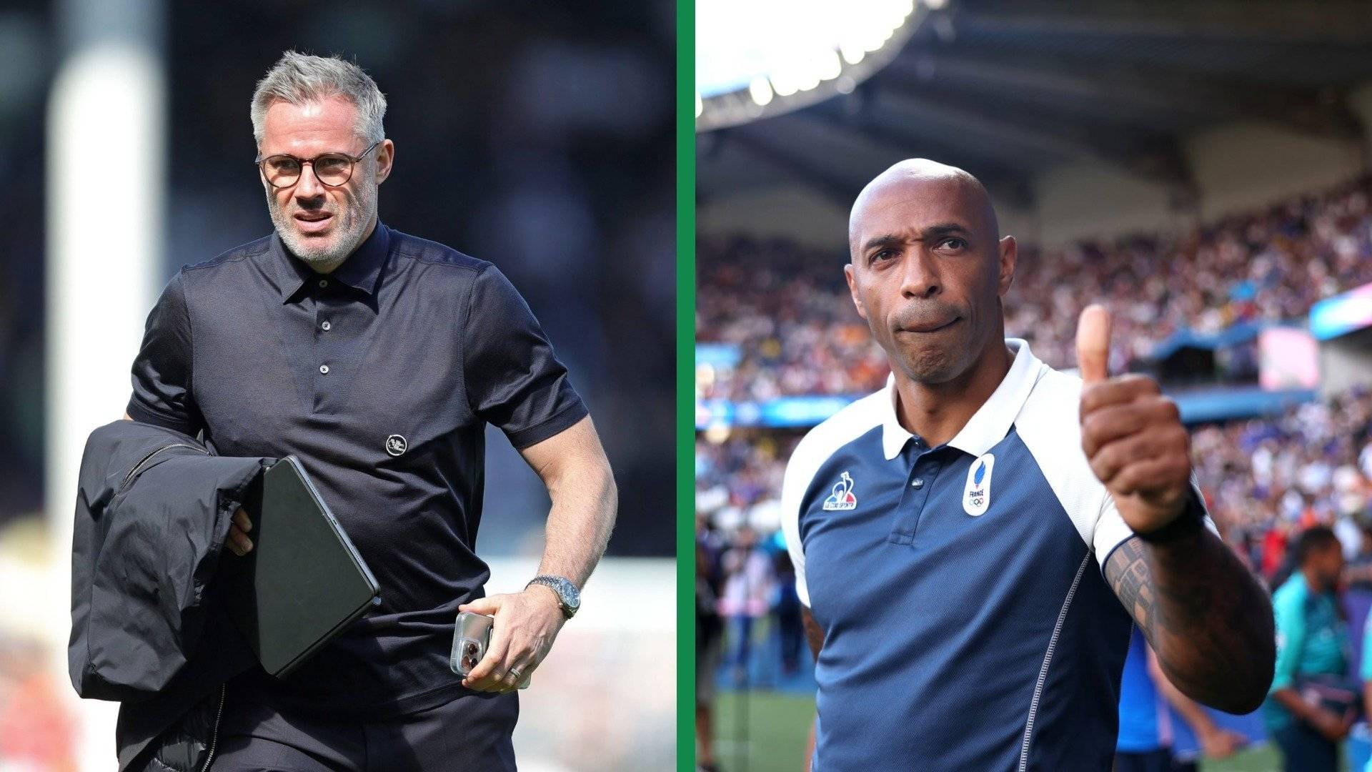 Thierry Henry tells Jamie Carragher ‘don’t make statements’ after Celtic claim before Champions League final