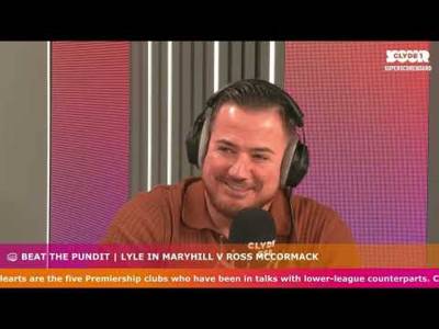 Beat the Pundit | Lyle in Maryhill V Ross Mccormack