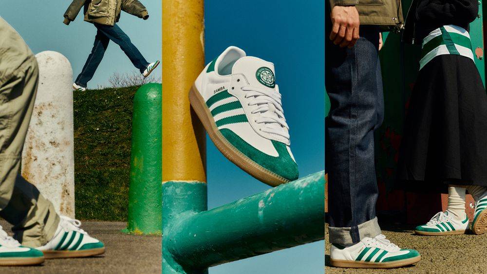 Celtic FC x adidas Originals Samba on sale now