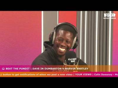 Beat the Pundit | Dave in Dumbarton V Marvin Bartley