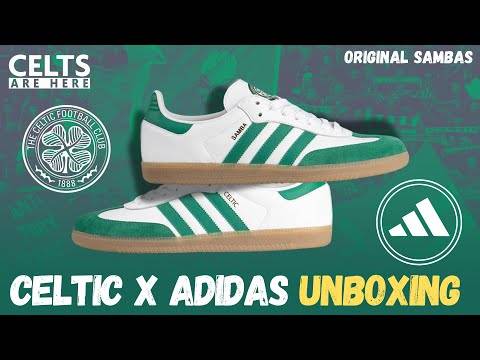 Celtic X Adidas Original Samba Unboxing