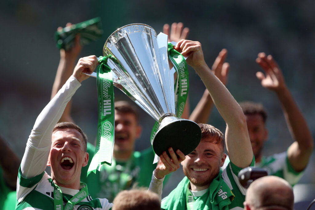 Photo: Celtic Surprise Supporters with Club Crest Refresh