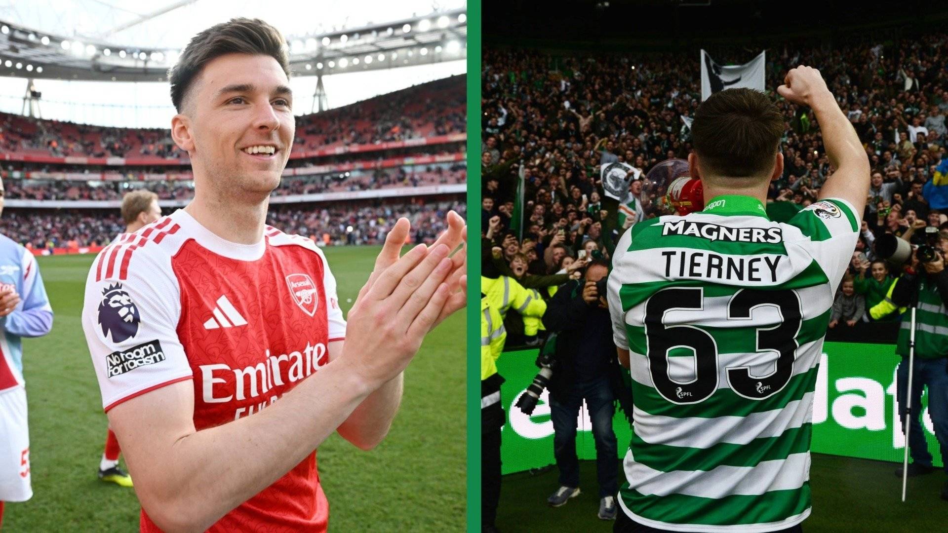 Celtic told why Arsenal fans are ‘apologising’ to Kieran Tierney after his return to Glasgow