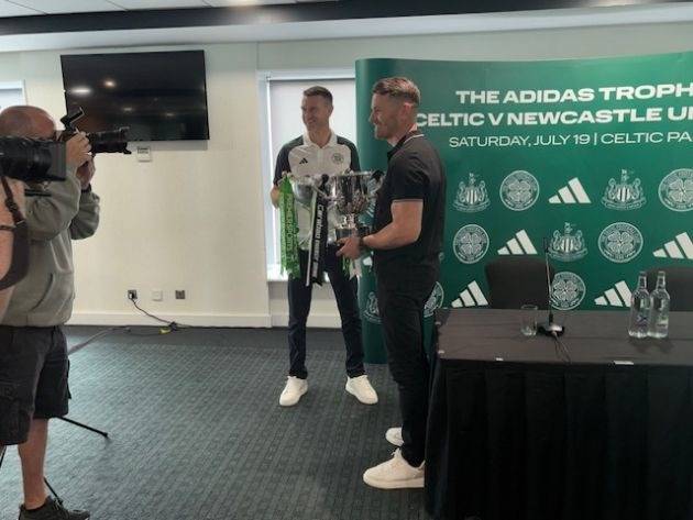 Media Conference: Stephen McManus talks Celtic, Shay Given talks Newcastle Utd