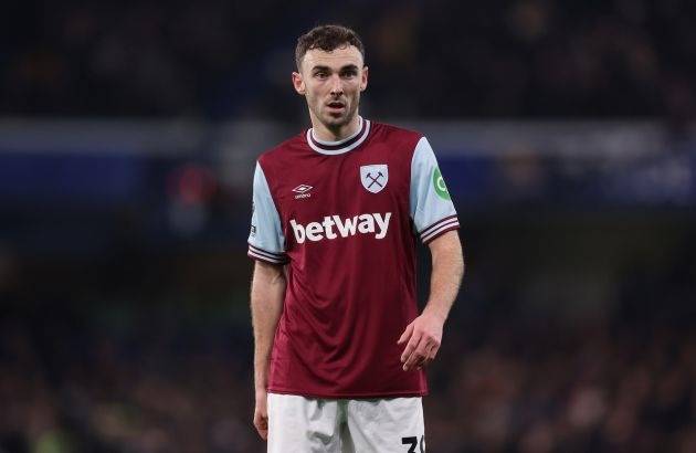 West Ham’s Andy Irving is a player of interest for Celtic