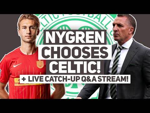 Benjamin Nygren CLOSE to completing Celtic move as week comes to an end! | LIVE Celtic FC Q&A Stream