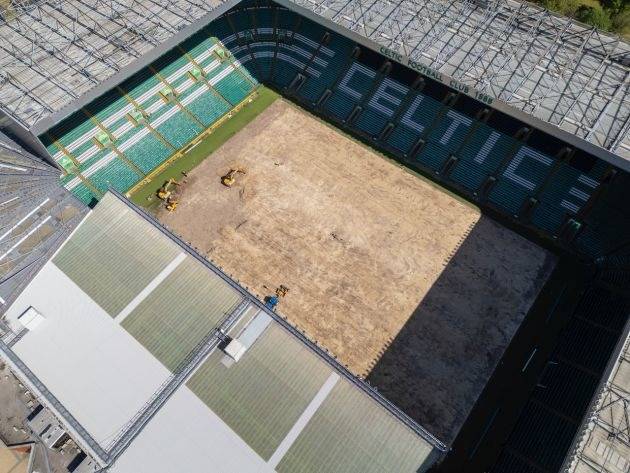 Celtic Park update after post season work
