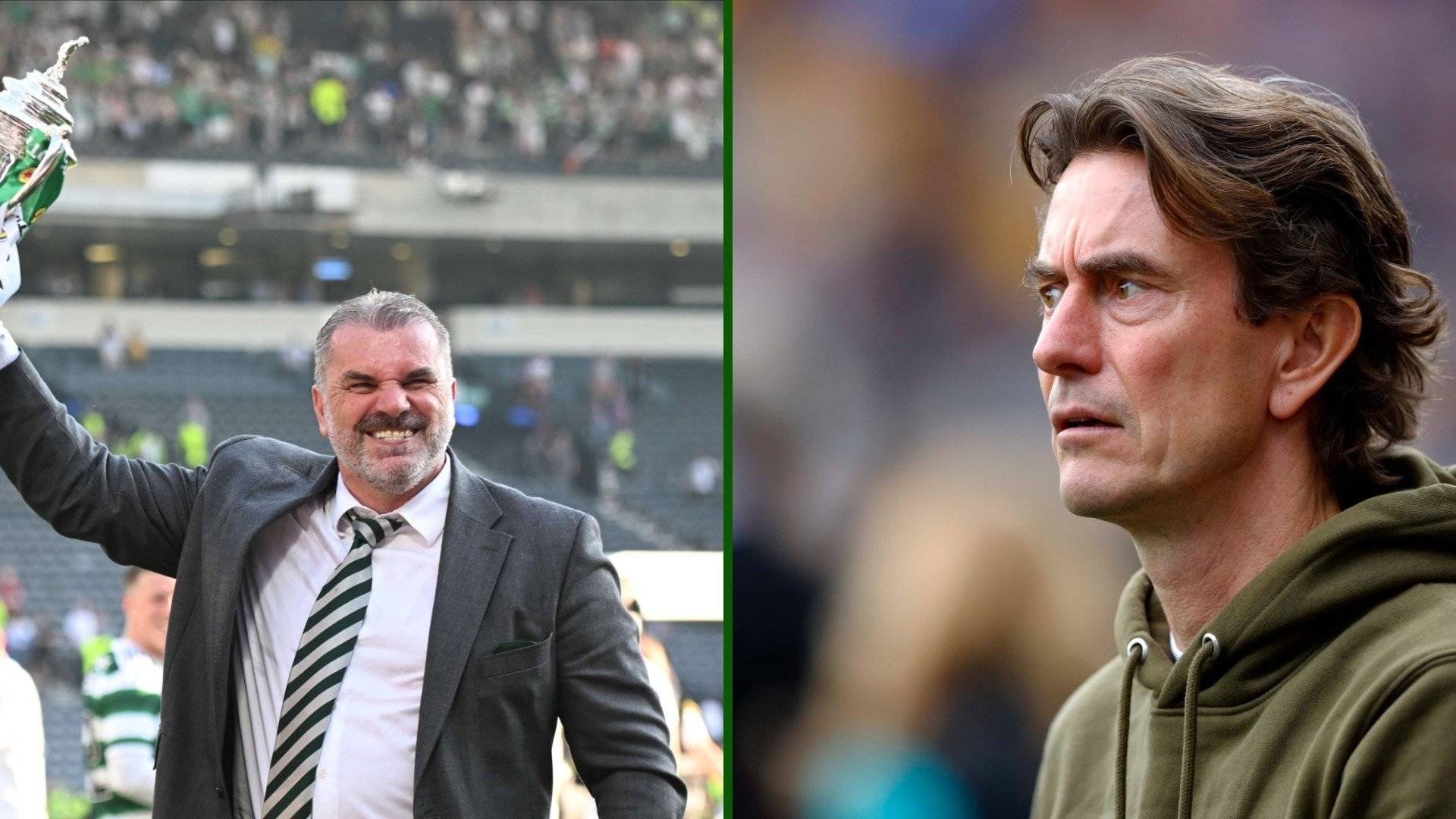 Tottenham boss Thomas Frank shares how he really feels about Celtic hero Ange Postecoglou