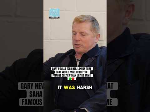 GARY NEVILLE TOLD NEIL LENNON THAT SAHA WOULD MISS PENALTY vs CELTIC #football #celtic #manunited