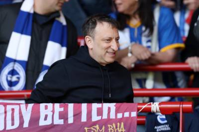‘Far too long’ – Tony Bloom sends message to Celtic and Rangers as £9.86m Hearts investment confirmed