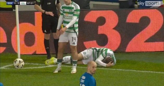Coin throwing thug who assaulted Celtic’s Arne Engels avoids jail