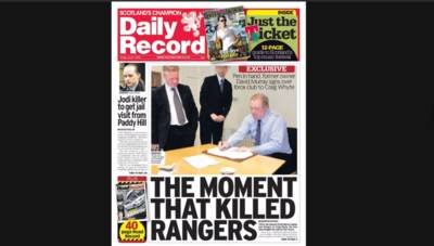 Duped again- Daily Record OG as rival publisher piles in on their Murray EXCLUSIVE!