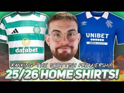 RANKING ALL 12 SCOTTISH PREMIERSHIP HOME KITS! – 2025/26!