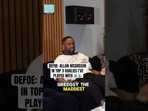 DEFOE ON PLAYING WITH ‘MADDEST GUY EVER’ ALLAN MCGREGOR AT RANGERS #rangersfc #rangers #football