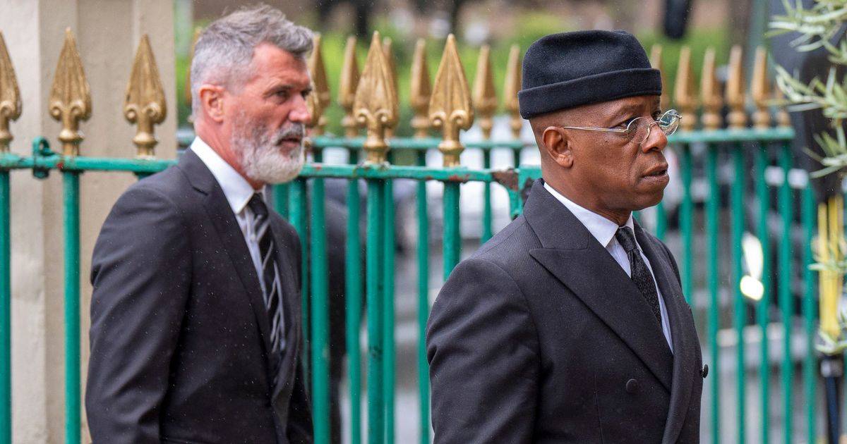 Roy Keane and Ian Wright attend funeral of Celtic icon as ex-Man Utd ...