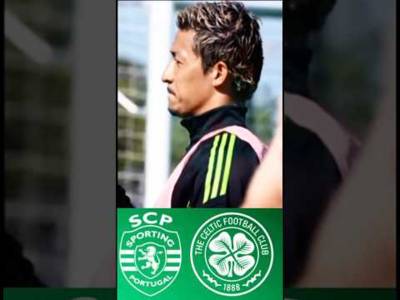 The Hoops in training for Sporting Lisbon