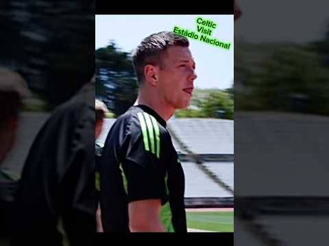 Celtic staff and players visit Estádio Nacional Lisbon