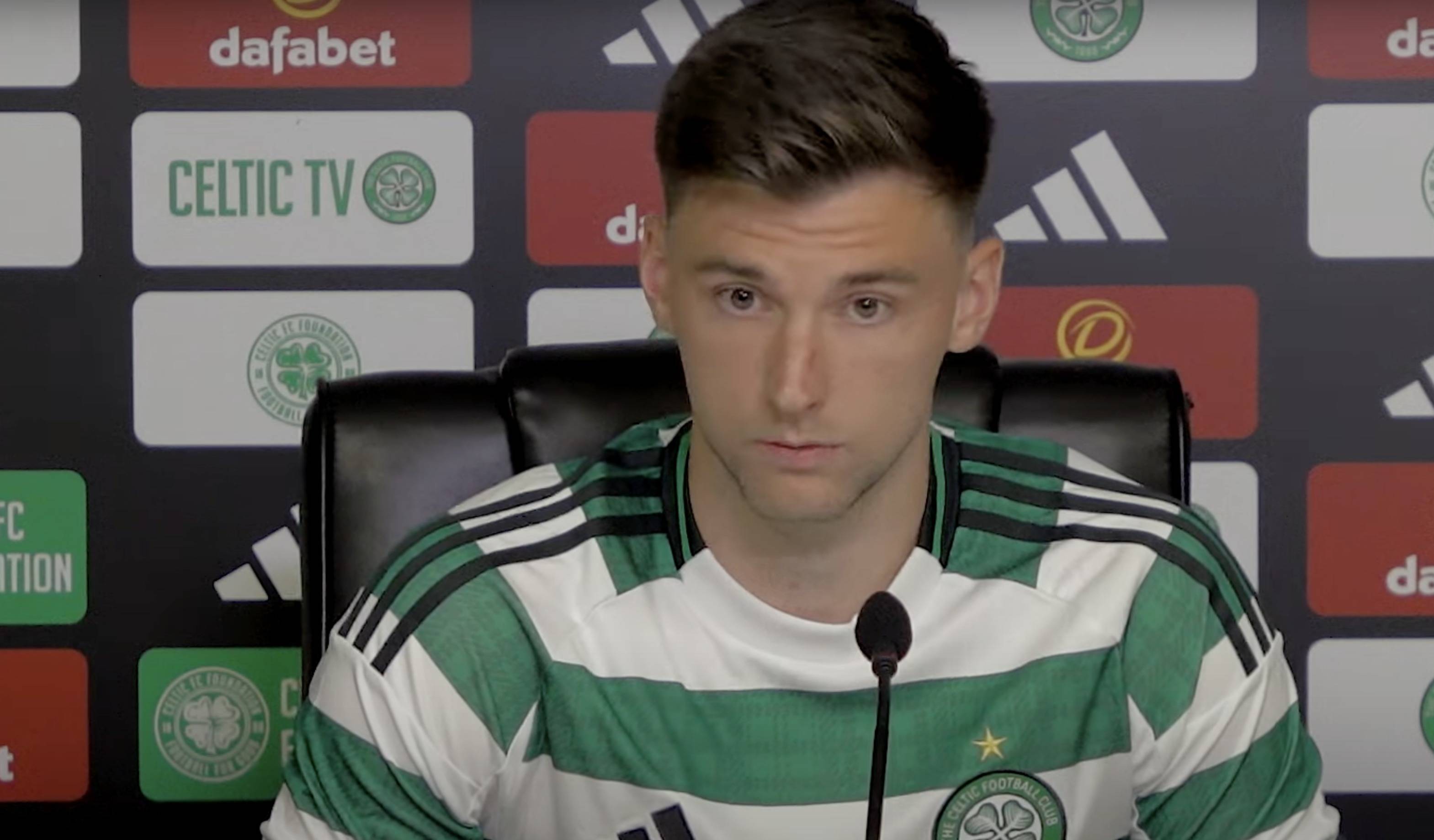 Kieran Tierney bats away Sky Sports poser about ‘perception’ of Celtic star’s fitness