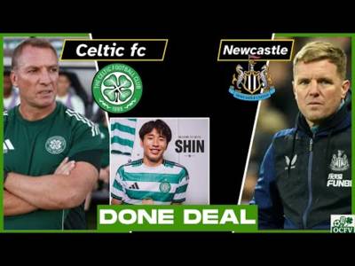 Celtic V Newcastle pre match warm up