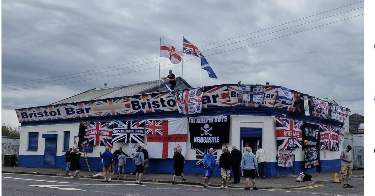Newcastle fans take over Rangers pubs ahead of Celtic friendly