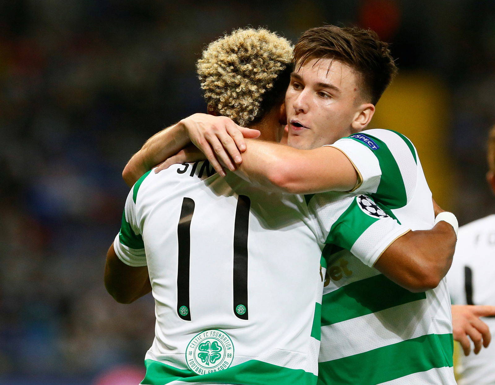Moussa Dembele and Scott Sinclair React to Emotional Celtic Park Moment
