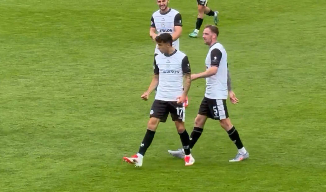 Watch as Celtic loanee scores debut screamer for Scott Brown’s Ayr