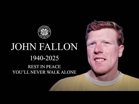 Celtic legend, John Fallon passes away