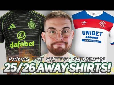 RANKING ALL 12 SCOTTISH PREMIERSHIP AWAY KITS! – 2025/26!