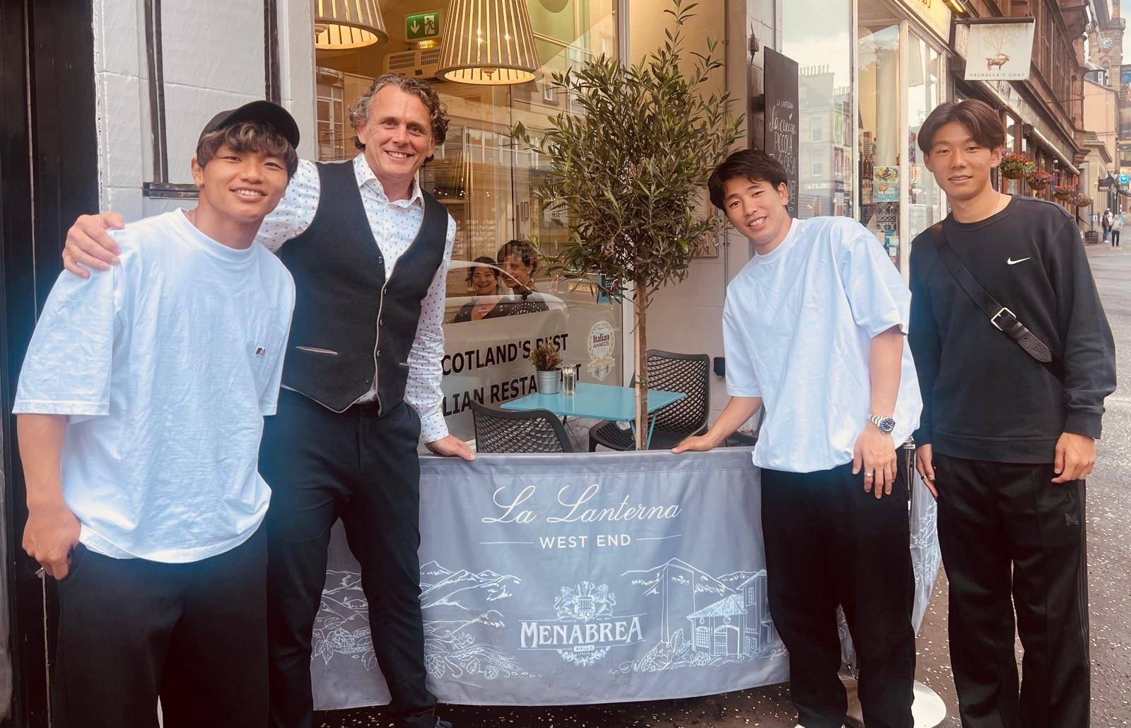 Celtic stars spotted at popular Glasgow West End Italian restaurant