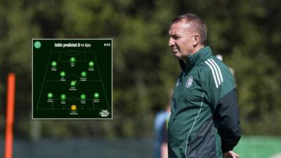 Celtic team news and Predicted XI vs Ajax: Five changes, Carter-Vickers call