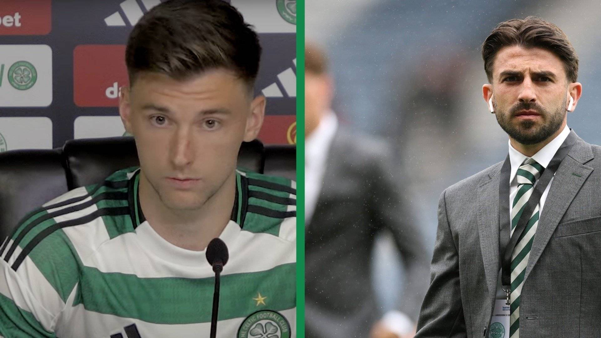 Celtic told how Greg Taylor would have felt watching Kieran Tierney’s press conference