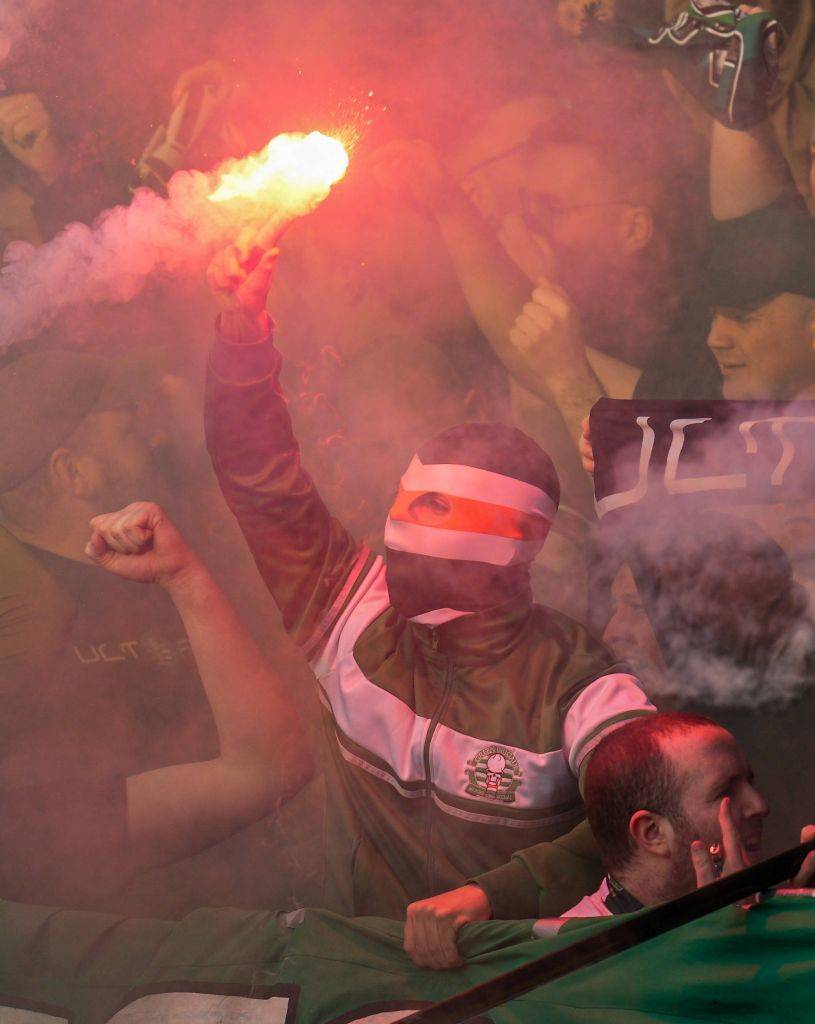 Celtic fan fined for letting off smoke bomb at Glasgow Derby