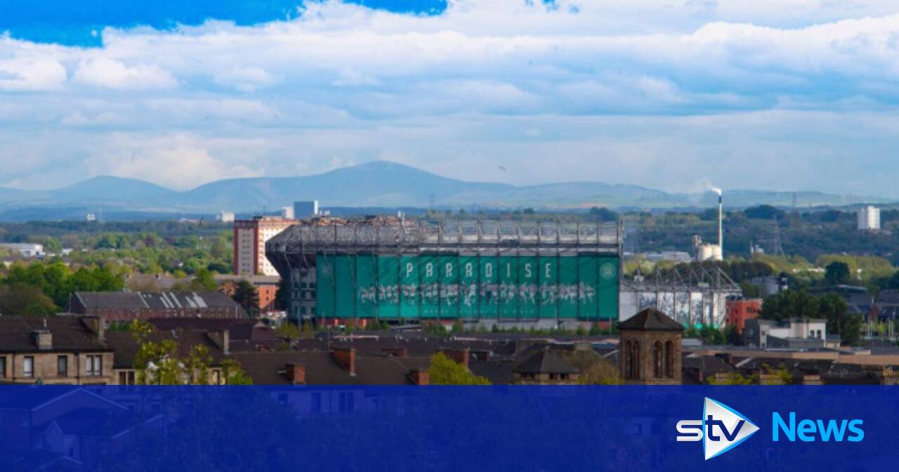 Man in balaclava caught with smoke bomb at Celtic vs Rangers O** F*** match