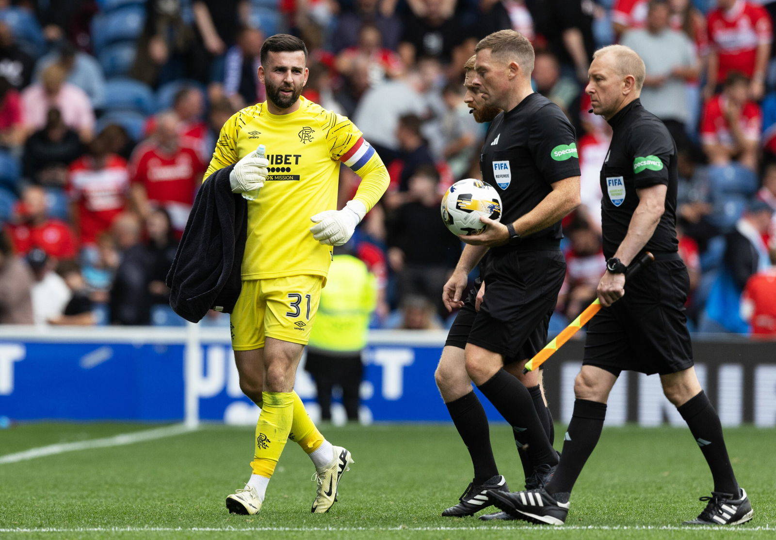 Whimpering John Beaton apologises to Russell Martin