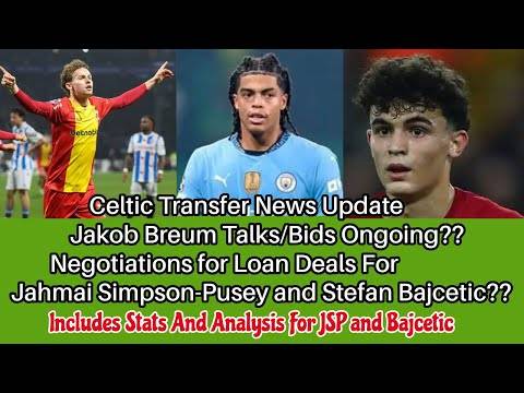 CELTIC Update: Breum Talks Go On Plus Bajcetic and JSP Deals Under Negotiation??