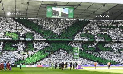 Green Brigade release flag day Celtic tifo statement